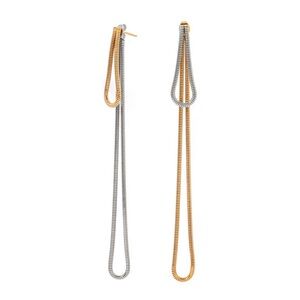 Flex Snake Chain Drop Earrings